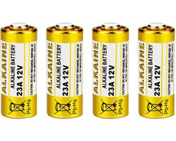 4 Pack! 12V 23A Batterijen Alkaline Alkaline Batterijen 12v 23a a23 bLRV08 L1028 RVO8 23AE MS21 MN21 E23A K23A V23GA GP23A 8LR932 8LR23 VR22 8F10R EL12