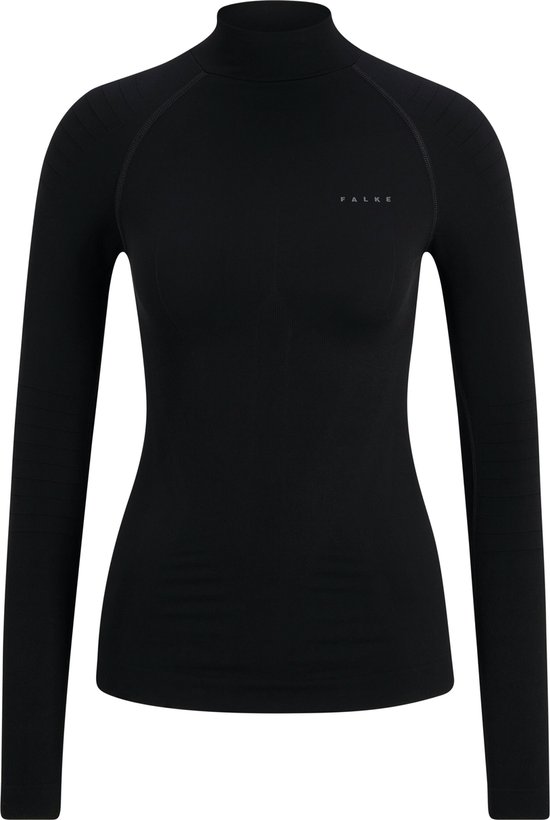FALKE dames lange mouw shirt Warm - thermoshirt - zwart (black) - Maat: M