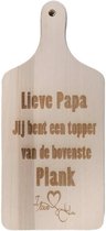 Decoratieve snijplank - serveer plank Lieve papa