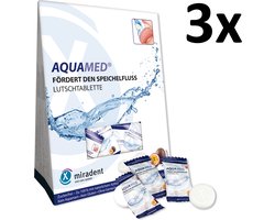 Miradent Aquamed Zuigtabletten - Xylimelts Droge Mond - 3 x 26 stuks