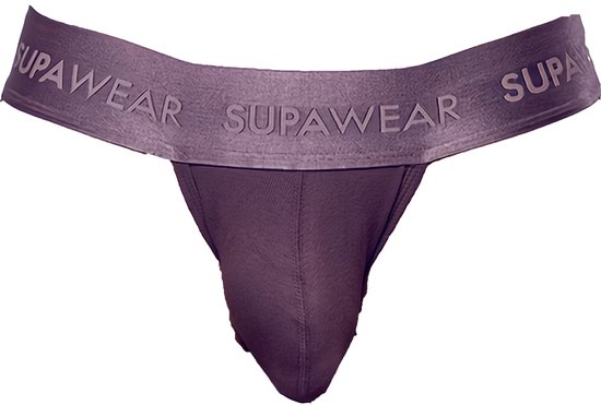 Supawear Ribbed Jockstrap Peppercorn - MAAT L - Heren Ondergoed - Jockstrap voor Man - Mannen Jock