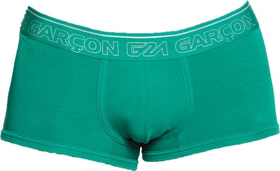 Garçon Courtside Green Trunk - MAAT L - Heren Ondergoed - Boxershort voor Man - Mannen Boxershort