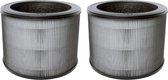 AllSpares All-in-One Luchtfilter (2 St.) voor Luchtreinigers geschikt voor Winix Zero Compact (Ø210x160mm)
