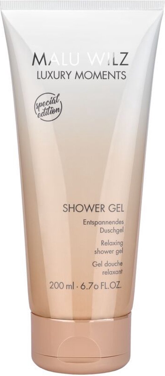 Goedkoopste malu wilz -luxury moments -shower douche gel - douche gel- beige speciale editie - 200ml