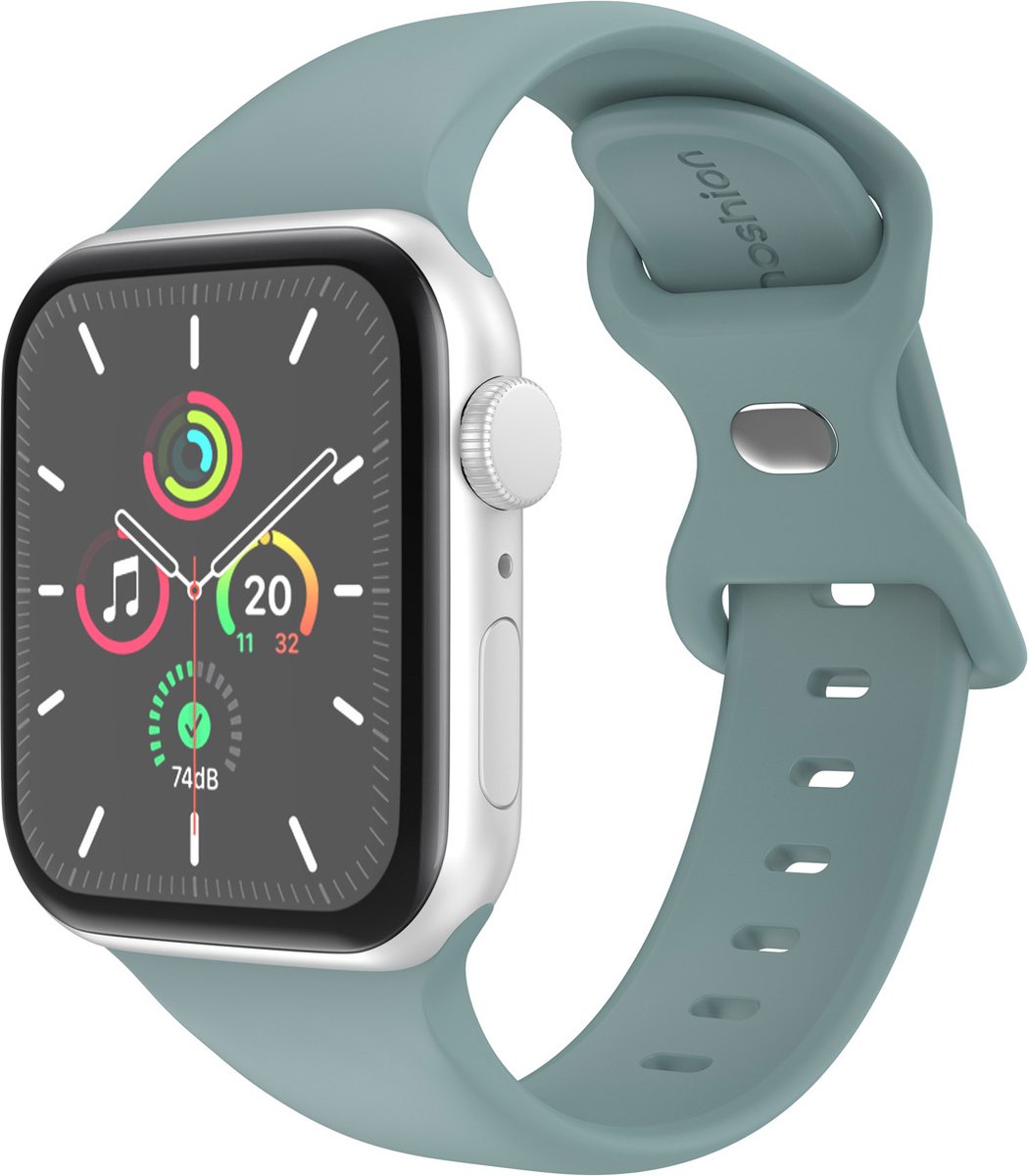 iMoshion Siliconen⁺ bandje voor de Apple Watch Series 1 / 2 / 3 / 4 / 5 / 6 / 7 / 8 / 9 / SE - 38 / 40 / 41 mm - Cactus - Maat S/M