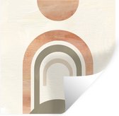 Stickers Stickers muraux - Design - Rose - Abstrait - 30x30 cm - Feuille adhésive