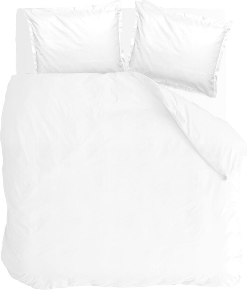 Walra Dekbedovertrek Vintage Satin - 260x220 - 100% Katoen - Wit