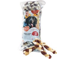 Duvo+ Twist 'n Roll Twisters Rund S 12,5 cm 50 stuks - Hond
