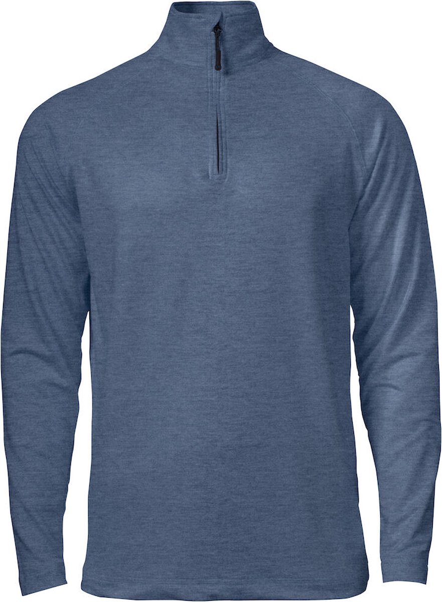 Cutter & Buck Coos Bay Half Zip Heren 358400 - Leisteen Blauw Mel. - XXL