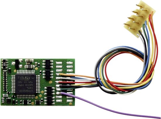 Foto: Tams elektronik 41 04432 01 ld g 43 nem 652 locdecoder module met stekker