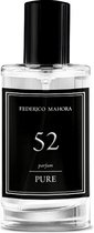 FEDERICO MAHORA 52 - Parfum Homme - Pure - 50ML- geïnspireerd op Hugo Boss Boss botteld