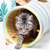 tunnel voor katten / Beste kattenspeelgoed - duurzaam ‎40 x 34 x 7 cm