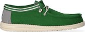 HEYDUDE Wally Letterman Heren Instappers Green/White