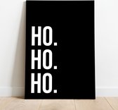 Label2X Poster - Ho Ho Ho - 84 X 60 Cm - Multicolor