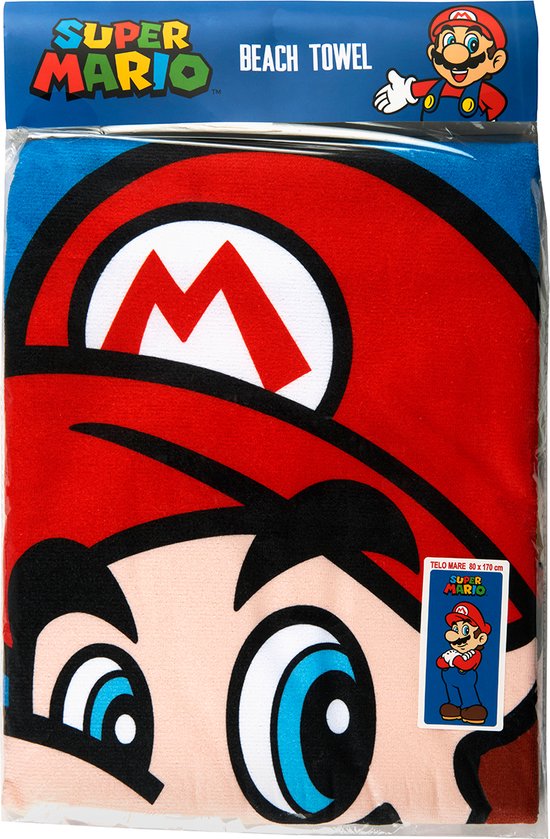 Super Mario Round strandlaken 70x140cm