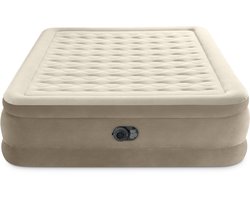 Intex Queen Ultra Plush Luchtbed met ingebouwde pomp - 152x203x46cm