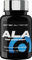 Scitec Nutrition - ALA - Alpha Lipoic Acid - Anti-oxidant - 50 capsules - 50 porties