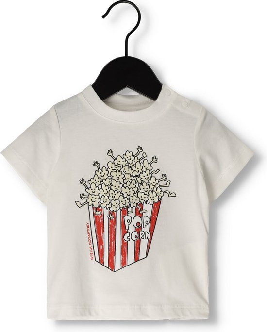 Stella McCartney Ts8501 Tops & T-shirts Unisex - Shirt - Wit - Maat 74