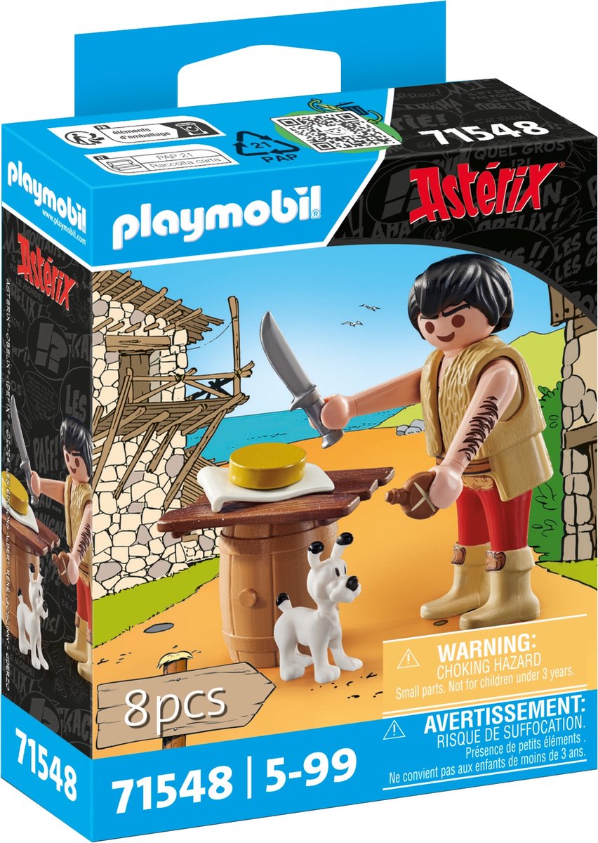 PLAYMOBIL Asterix: Ozewiezewozewiezewallakristallix constructiespeelgoed 71548