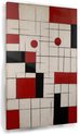 Abstrait rouge et noir