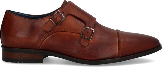 Nette herenschoenen | merk Berkelmans | model Monaco Cognac Calf | bruin | maten 39-49