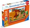 Ravensburger puzzel The Lion King - Twee puzzels - 24 stukjes - kinderpuzzel