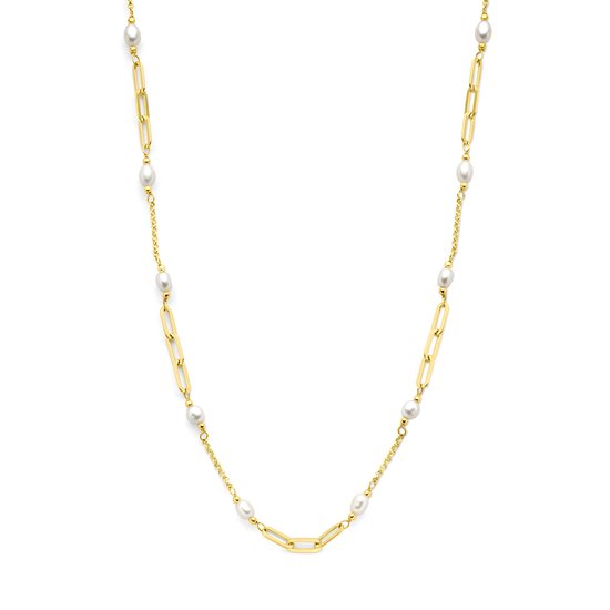 Collier femme - Collier argent femme - Collier femme couleur or - collier doré - collier argent - collier perles 45cm