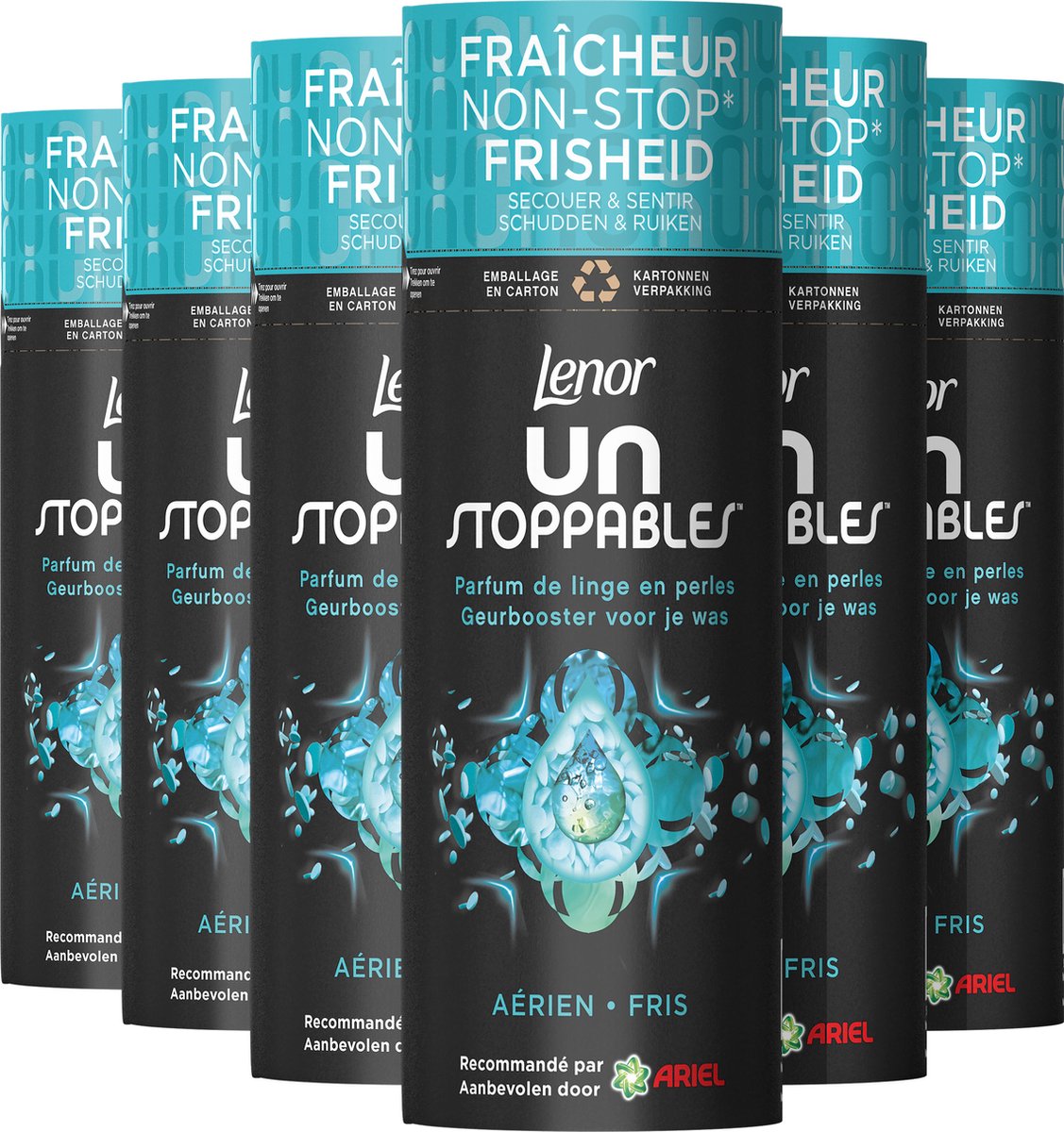 Goedkoopste Lenor Unstoppables Fresh Geurparels - Geurbooster Voor Je Was - Voordeelverpakking 6 x 165g