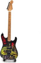 Mini Gitaar iron maiden 25cm Miniature- Guitar-Mini -Guitar- Collectables-decoratie -gitaar-Gift--Kado- miniatuur- instrument-Cadeau-verjaardag