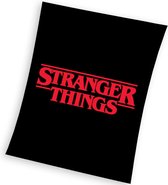 Stranger Things Fleece deken, Logo - 130 x 170 cm - Polyester