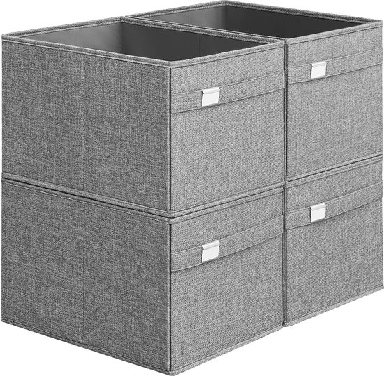 Opbergboxen set van 3 voor kinderkamers blauw | SONGMICS