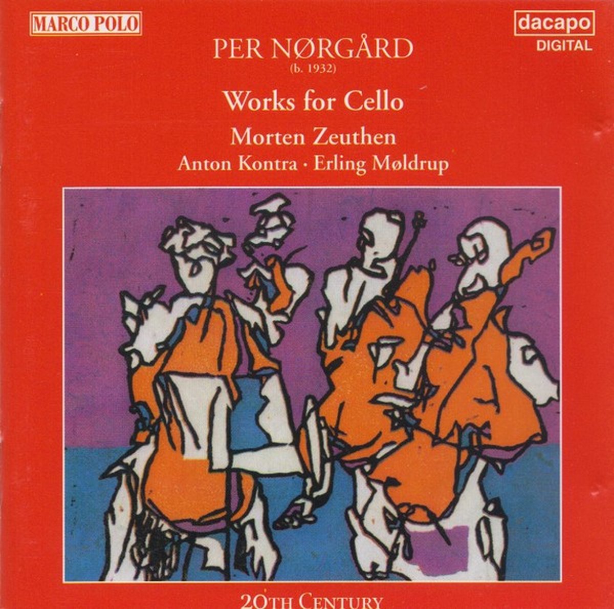 Morten Zeuthen, Anton Kontra, Erling Møldrup - Per Nørgard: Works For Cello (CD)
