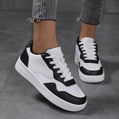 Sneakers dames Wit Zwart Maat-41