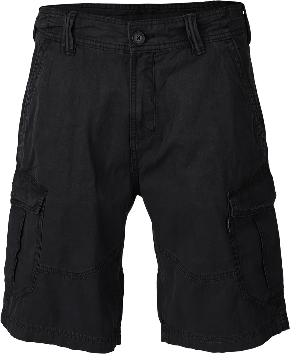 Brunotti Caldo-N Wandelbroek Korte Broek Heren met Zakken Cargo Broek 100% Katoen Zwart