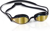 BTTLNS zwembril - Getinte lenzen - Shape to face ontwerp - Anti-condens lenzen - Vervangbare neusbrug - Inclusief zakje voor zwembril - Shrykos 1.0 - Goud