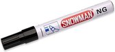 Snowman NG - permanent marker - Zwart