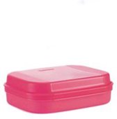 Tupperware Varia box Low Pink - Cookie jar Sweet box Hinge box