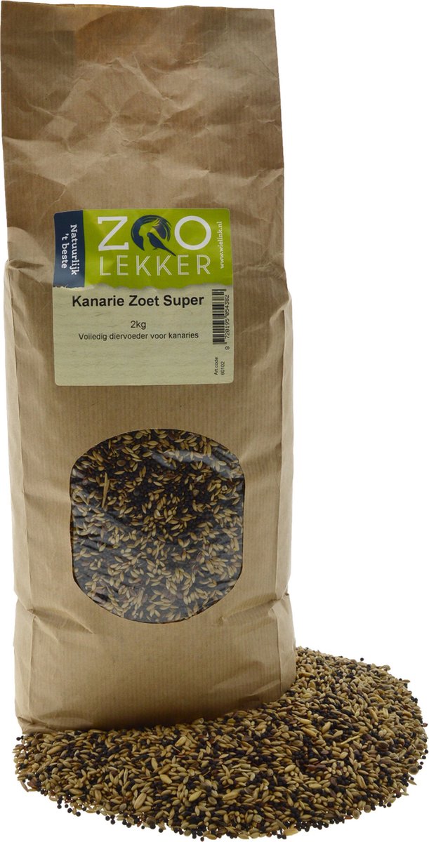 Zoolekker Kanarie Zoet Super 2kg