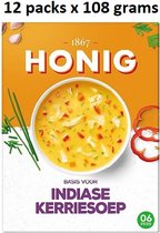 Honig Indiase kerriesoep 12 pakken x 108 gram
