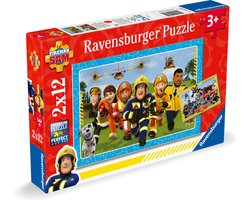 Puzzle Ravensburger Brandweerman Sam - Deux puzzles - 12 pièces - puzzle enfant