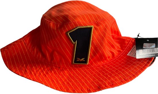 Officieel Max Verstappen Volwassenen Bucket HAT #1 Oranje Zwart Holland NIEUW