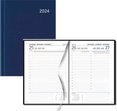 Castelli Bureau H42 agenda 2024 - 1 dag - A5 - Omslag Balacron - 14.5 x 20.5 cm - blauw
