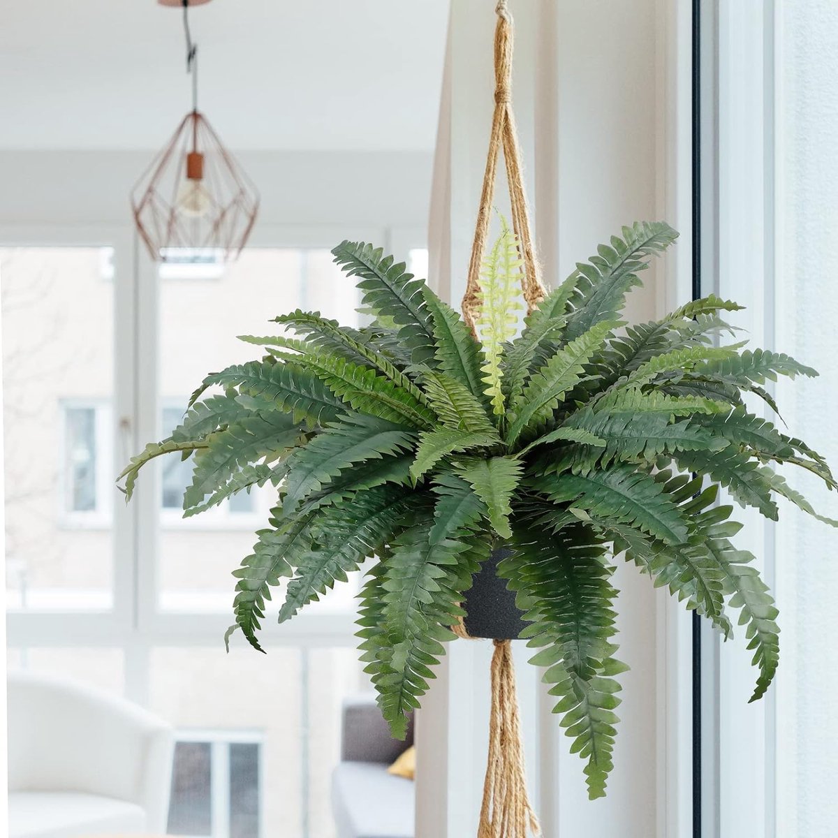 SOMYTING Kunstvarens 2 Stuks - Boston Varen 58 Cm - UV-bestendig Voor Binnen & Buiten