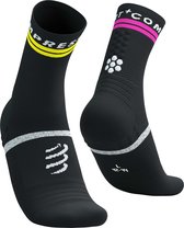 Pro Marathon Socks V2.0 - Black/Safety Yellow/Neon Pink