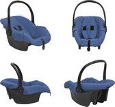 vidaXL Babyautostoel 42x65x57 cm marineblauw - Babyautostoel - Babyautostoelen - Babyautostoeltje - Babyautostoeltjes