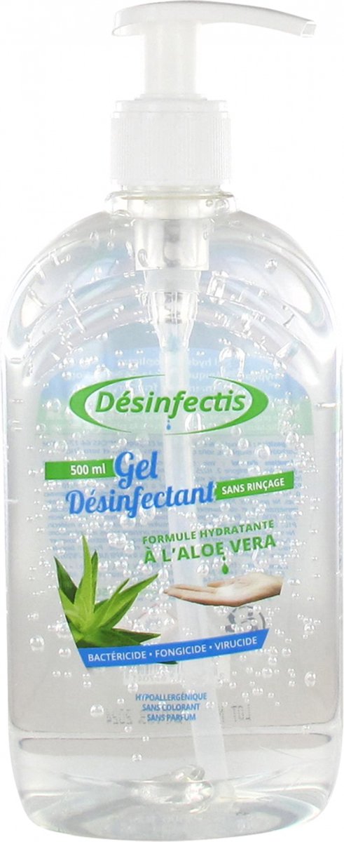 Désinfectis No-Rinse Desinfecterende Gel met Aloë Vera 500 ml