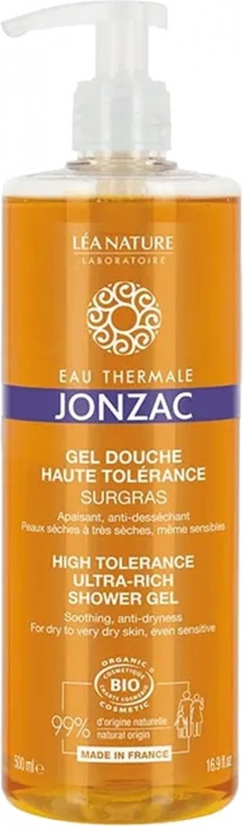 Eau de Jonzac Nutritive Organic Surgras Hoge Tolerantie Douchegel 500 ml