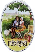 Les Anis de Flavigny - Anijspastilles met anijssmaak - Bewaardoosje ovaal 50 gram anijssnoepjes
