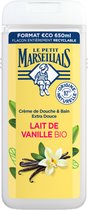 Le Petit Marseillais Extra Milde Bad- & Douchecrème Biologische Vanille Melk 650 ml