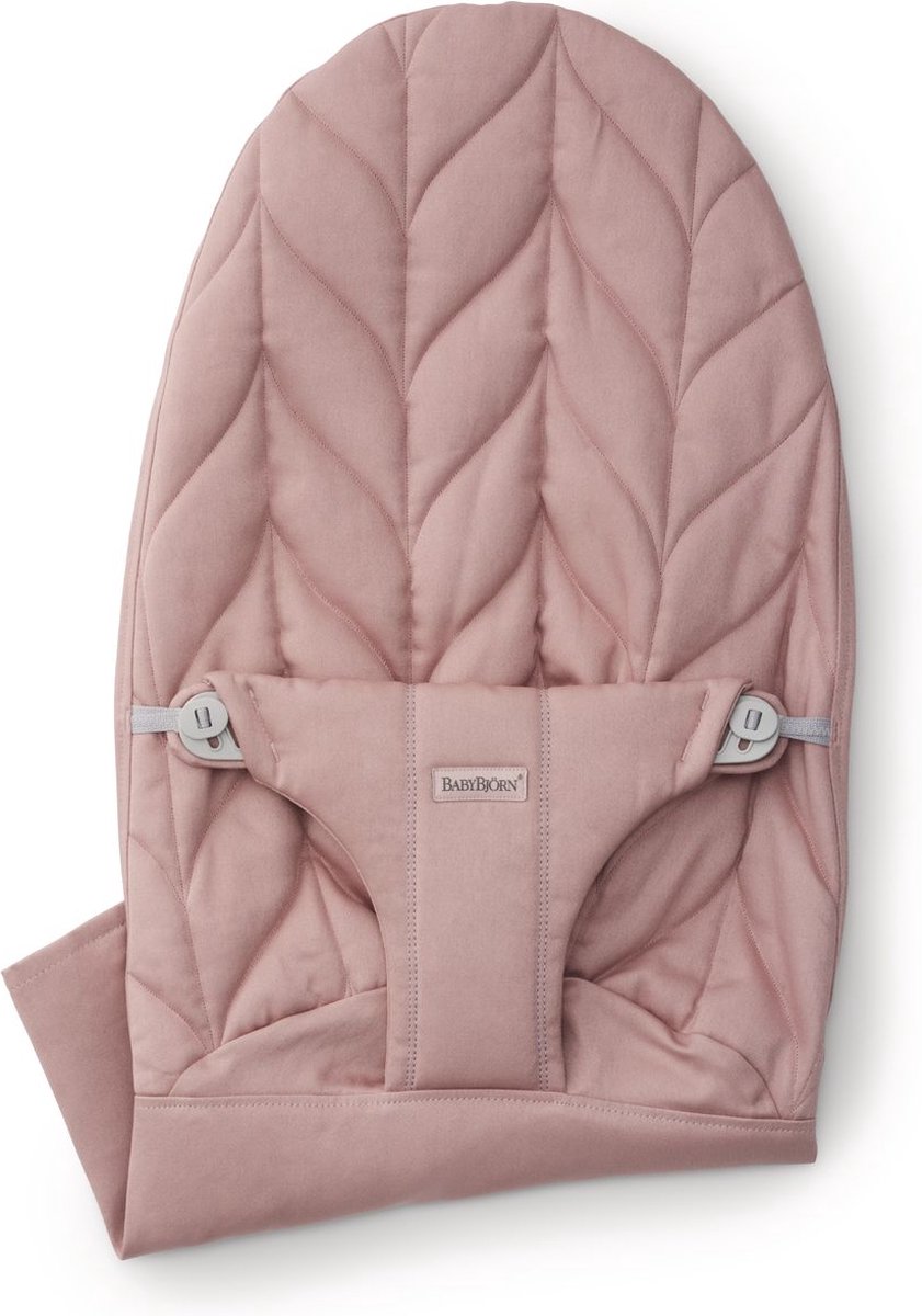 Goedkoopste BabyBjörn Stoffen Zitting voor BabyBjörn Wipstoel - Geweven kroonblad quilt - Oudroze
